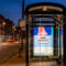 Studs Terkel bus stop artwork